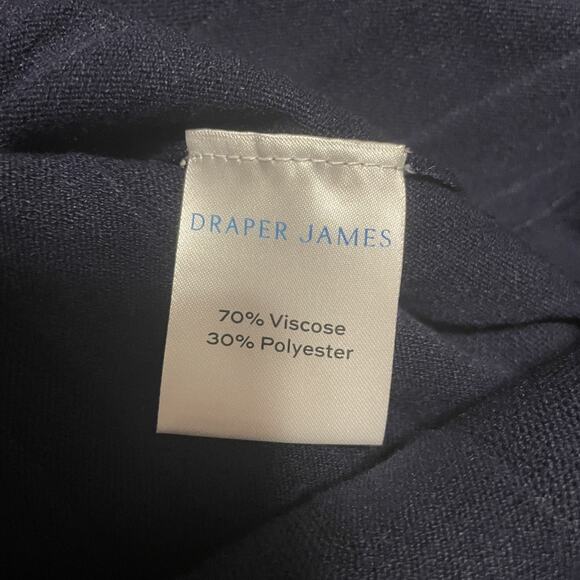 Draper James Dress Womens Small Striped Pleated Knit Short Sleeve Casual Summer - Picture 4 of 8